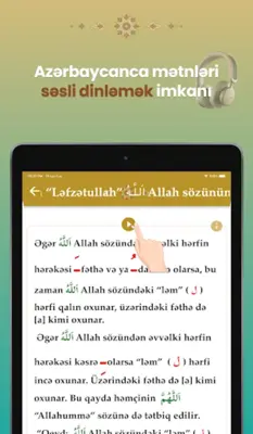 Quran Oxumağa Giriş android App screenshot 2